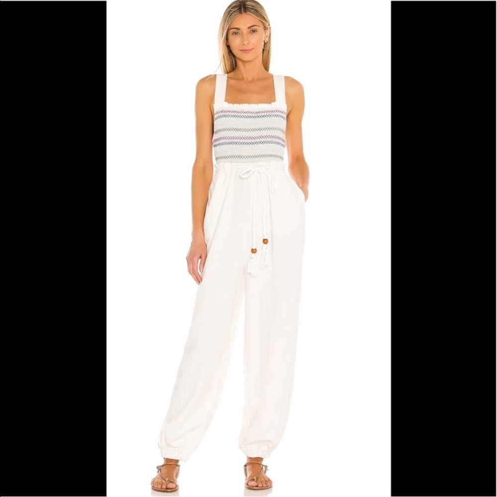 Free People White Jumpsuit